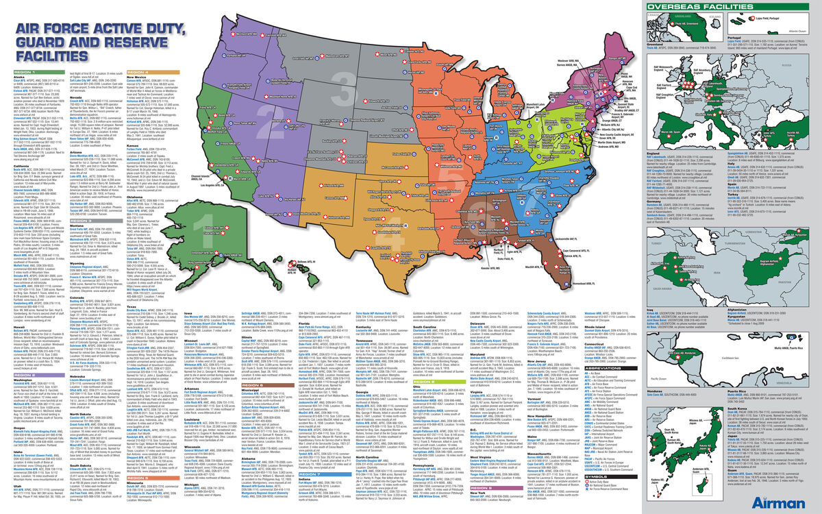 overseas air force bases