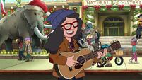 S3E9-Busker playing her guitar
