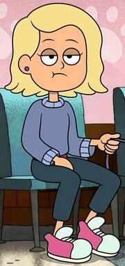 Female in Yellow Hair