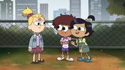 Marcy and Anne meeting Sasha.