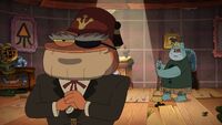 Curator and Frog Soos