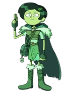 Marcy when the green gem gets charged in "The First Temple".