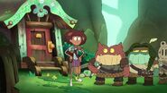 The toads and Anne arrive at Wally's house.