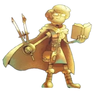 A golden statue of Marcy in Newtopia in "Scavenger Hunt".
