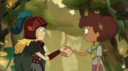 Amphibia s3-Commander Anne with Sasha