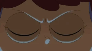 Anne activating her powers.