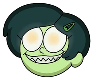 A projection of Marcy in "All In".