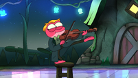 S1E11B-Sprig playing his violin