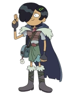 Marcy with her hair over one eye in "Maddie & Marcy".