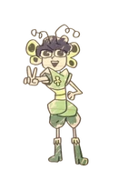 An illustration of Marcy in her metamorphosis-outfit drawn by Anne, as seen in "Battle of the Bands" and "Turning Point".