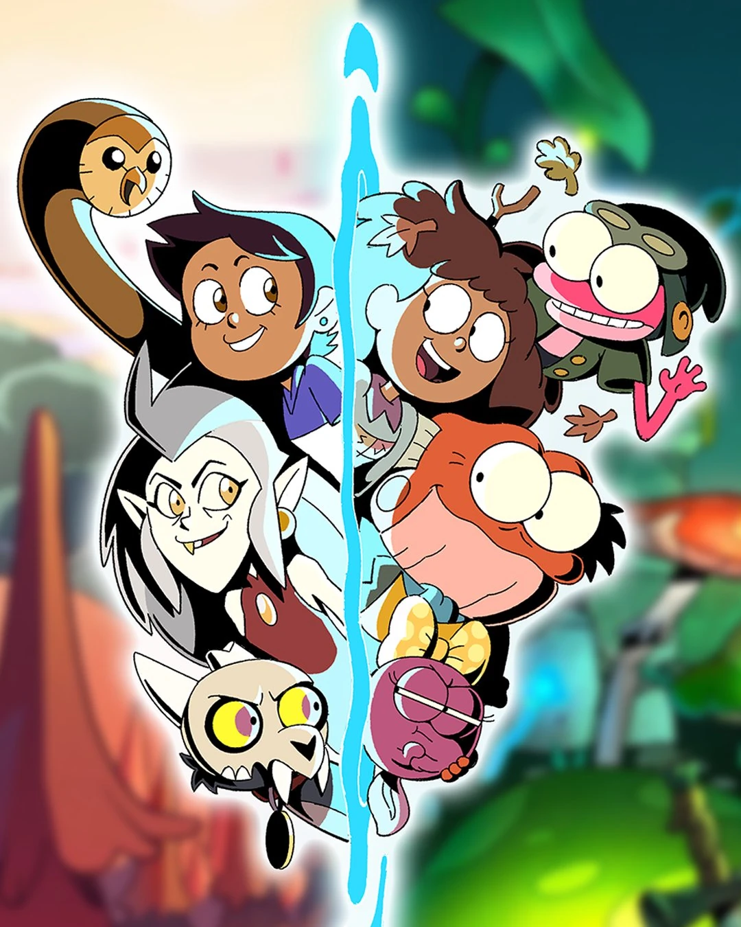 Amphibia and The Owl House crossover panel Amphibia Wiki Fandom