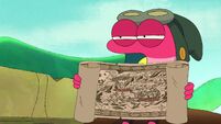 S1E10A-Sprig showing a map of Toad Tower