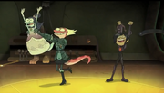 Season 3 Episode 7 Yunan, Olivia and Marcy Happy 1