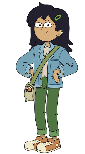 Given Sasha's hair is darker at the end both in season 3B and in the  timeskip (proving it isn't dirt), does this imply Sasha does dye her hair?  : r/amphibia