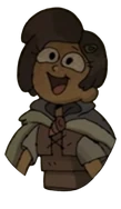 A painting of Marcy in "The Hardest Thing".