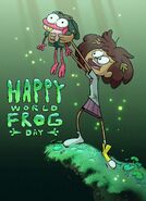 Happy World Frog Day art