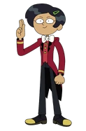 Marcy in her suit without her top hat in "New Wartwood".
