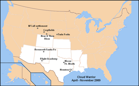 Cloud Warrior map