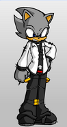 Shade's prom outfit. (and his first smile!)