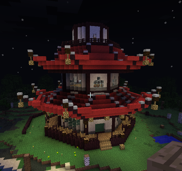 Japanese Pagoda  Minecraft Tutorial 