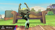 Midna as an Assist Trophy in Super Smash Bros. for Nintendo Wii U