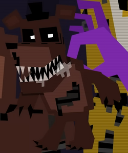 Five Nights at Freddy's [FNAF] VS Little Nightmares 2 (NIGHTMARE BATTLE)  Minecraft PE 
