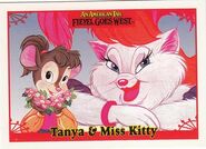 Tanya and Miss Kitty's card (front)