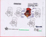 Mouth Chart from Fievel's American Tails