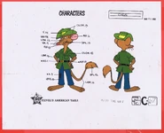 Cyrus model sheet