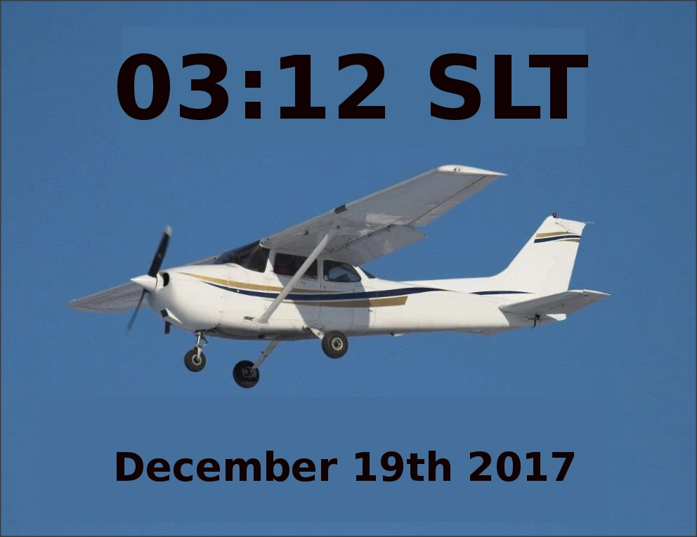 Flight Data Recorder (FDR) 0312 / 19122017 Ananda Ghost Flights