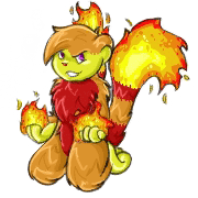 The first Fire Monkmus, created by InsaneCoffee