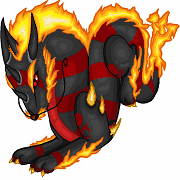 The first Fire Behemoth, created by Weregon