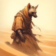 Desert Windhowler Gnoll