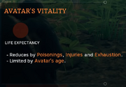 Avatar's Vitality - Life Expectancy