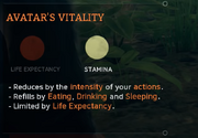 Avatar's Vitality - Stamina