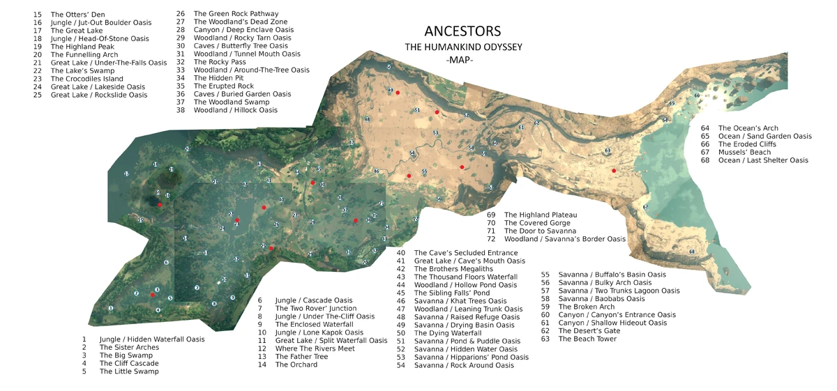Locations Ancestors The Humankind Odyssey Wiki