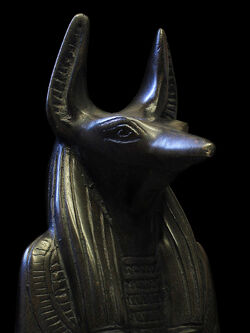 Anubis sculpture