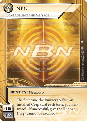 Controlling the Message | Android Netrunner Comprehensive Unofficial ...