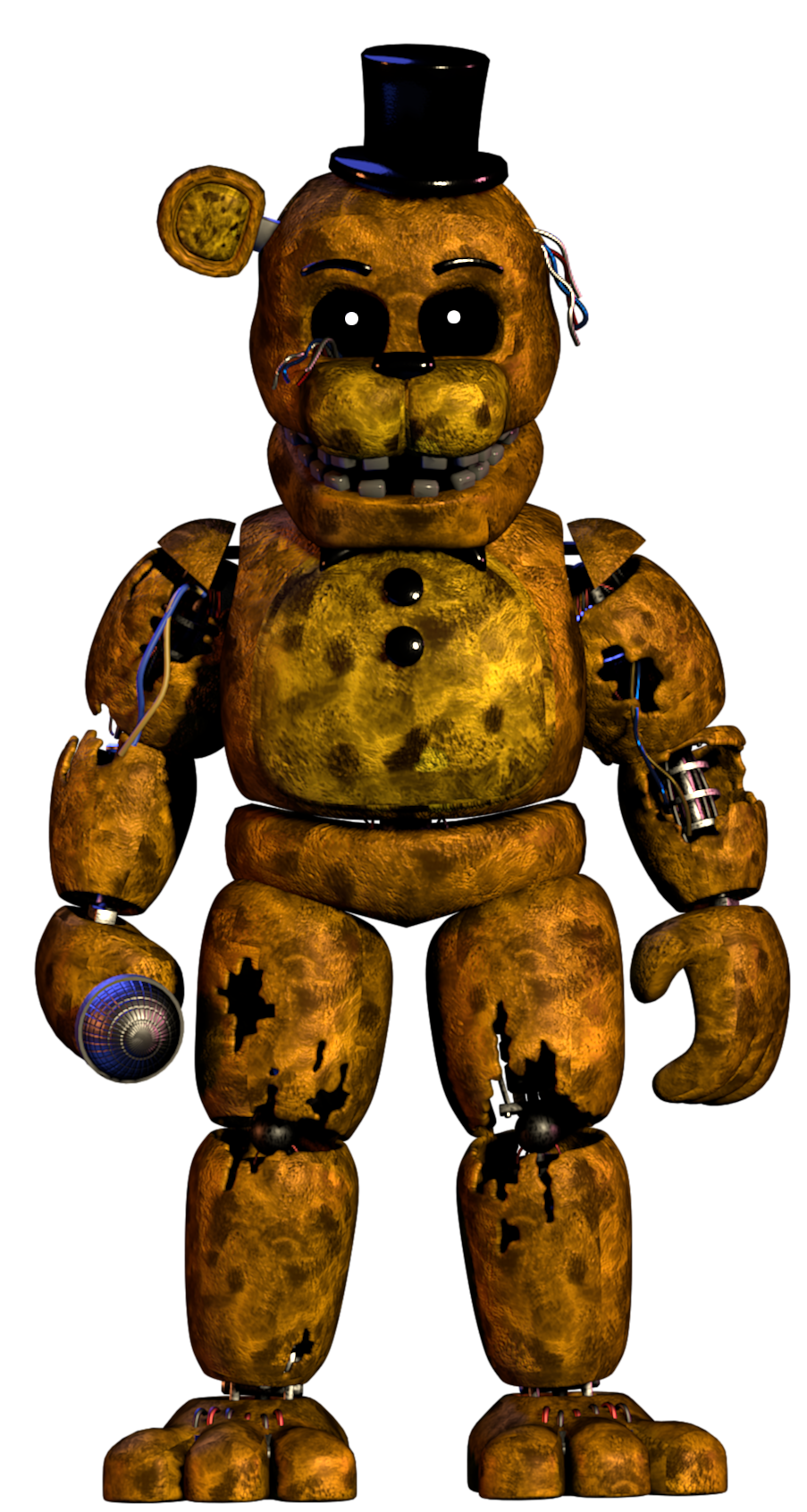 Withered Golden Freddy png images