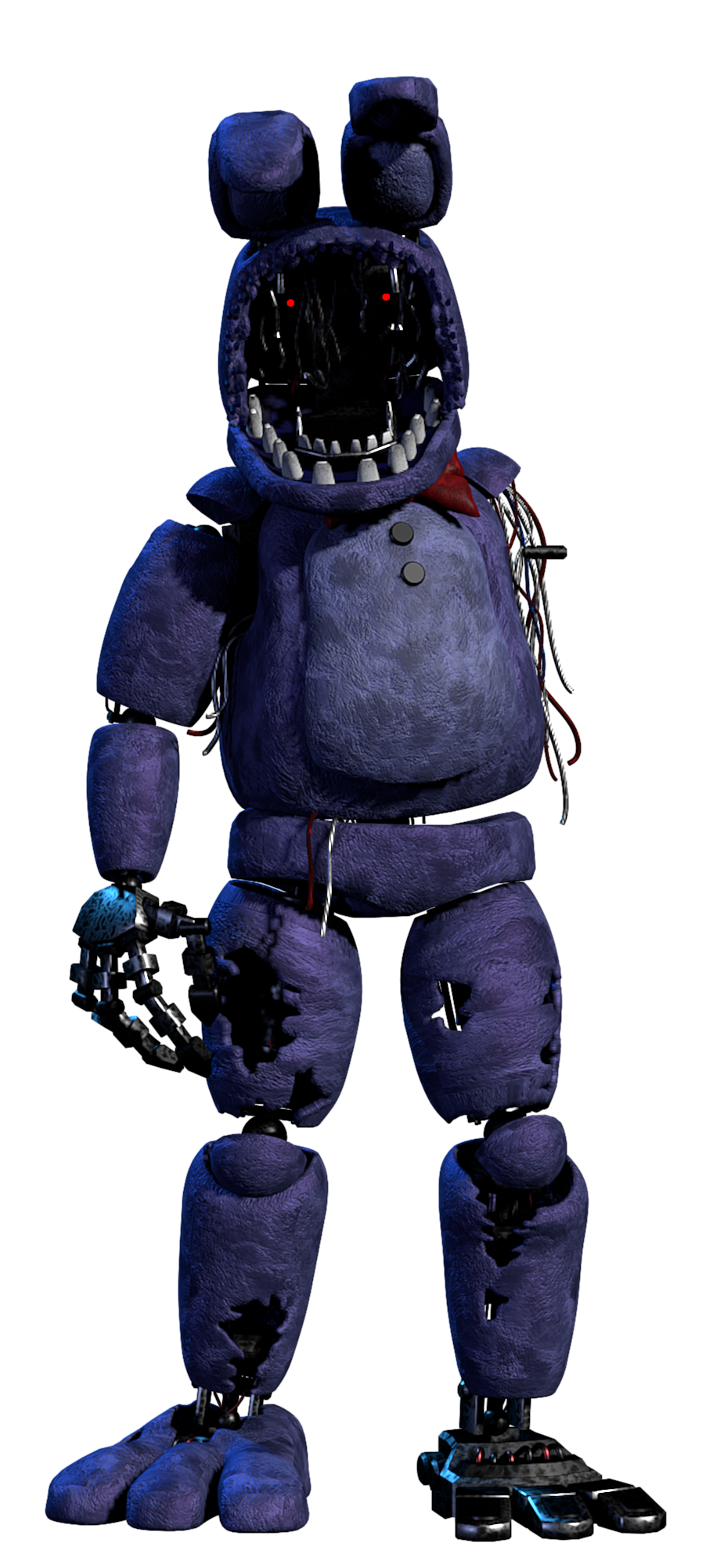 JUNTEI O WITHERED BONNIE + WITHERED FREDDY EM UM SÓ ANIMATRONIC no Roblox  Animatronic World 