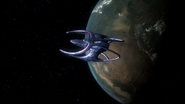 Andromeda in a Delta-v orbit