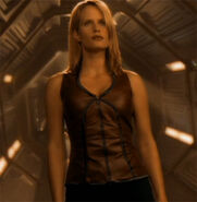 Jill Pearce as the Pax Magellanic Artificial Intelligence.