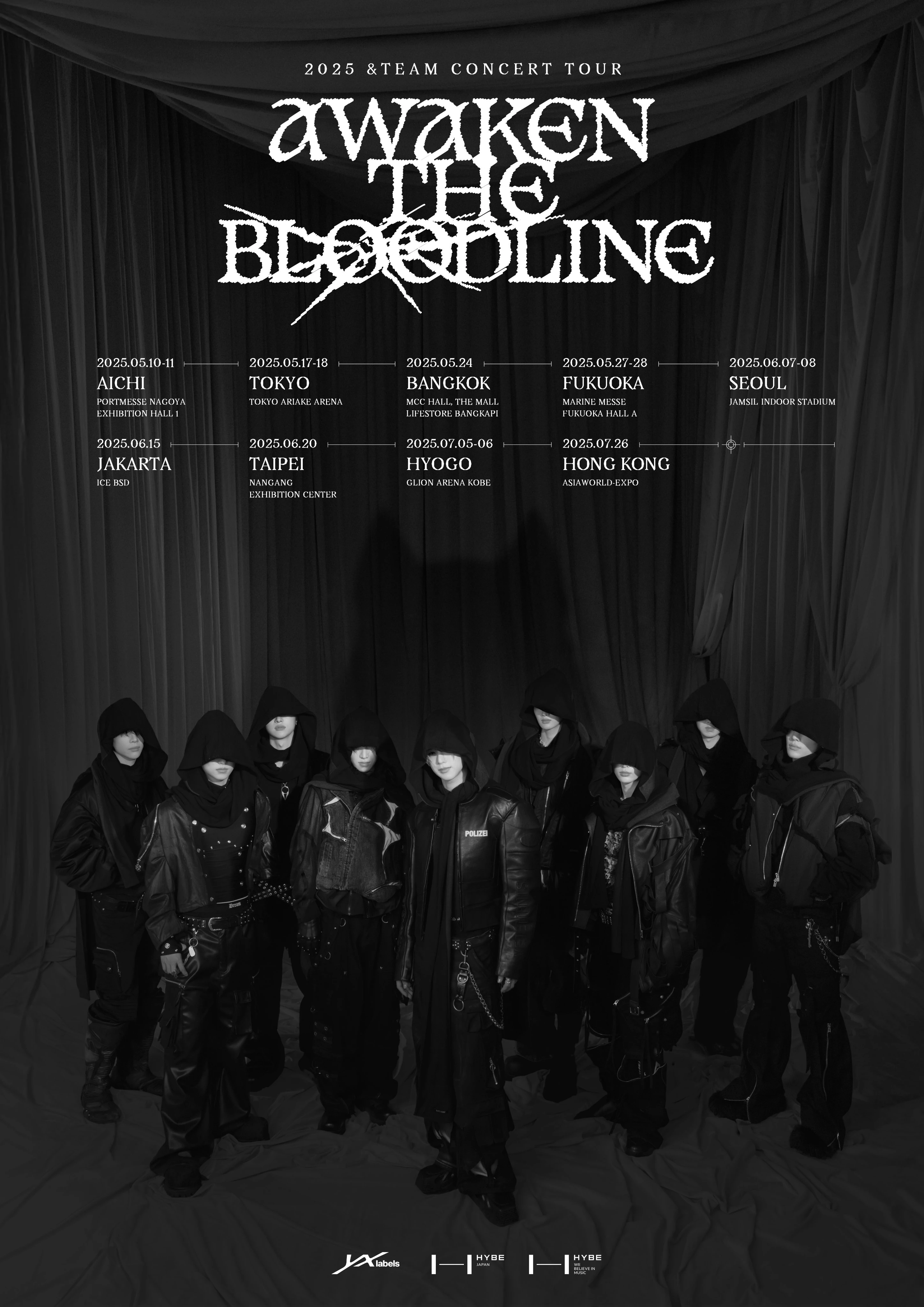 K-POP・アジア &TEAM Back to Life AWAKEN THE BLOODLINE 2025 &TeamConcert Tour 'Awaken The Bloodline' | &TEAM Wiki | Fandom