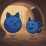 Neptune chatting with Puff after reviving him.