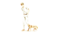 Hinata and the dog if things went a different way. Image from 1st Beat.