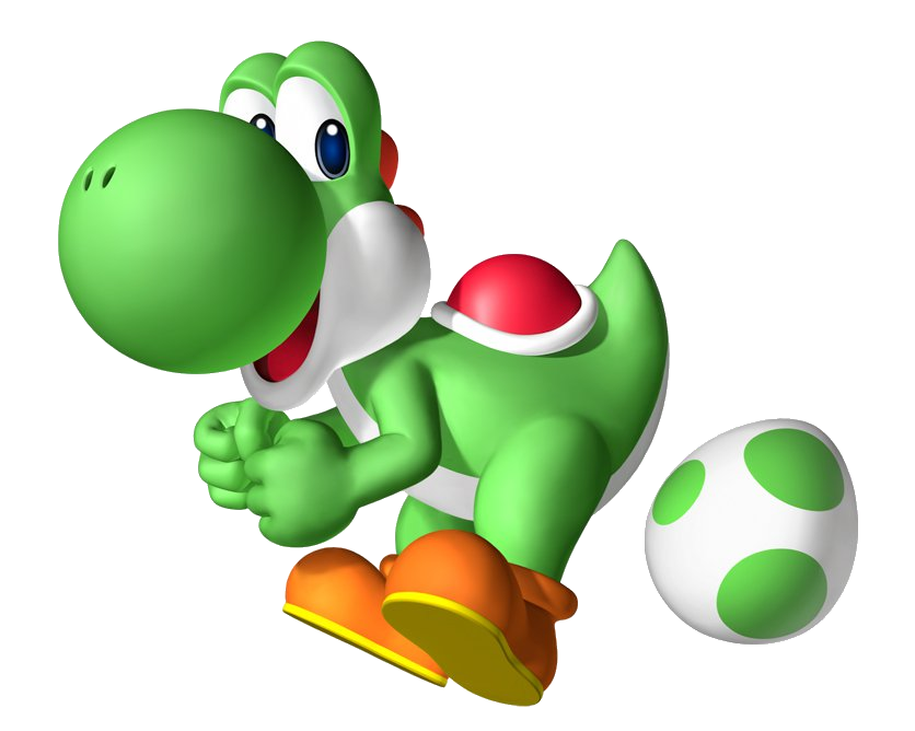 Yoshi Halloween Png, Spooky Yoshi Png, Golden Egg Yoshi Png