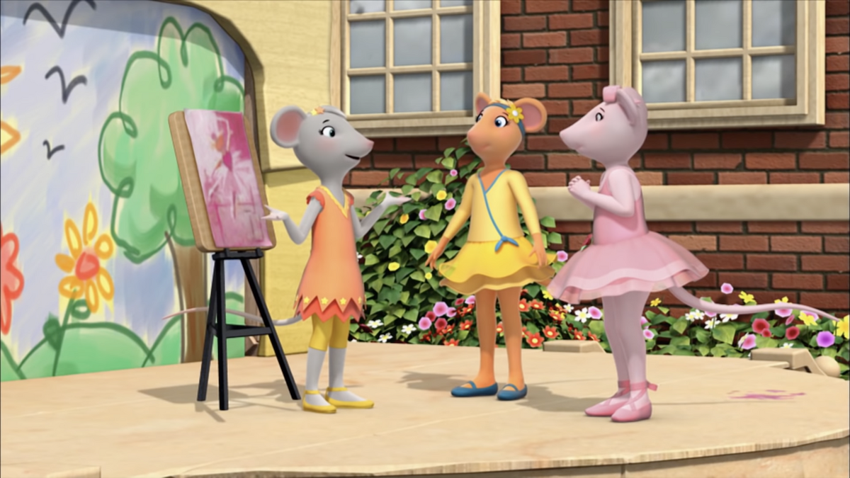 Angelina and the Art Show | Angelina Ballerina The Next Steps Wiki | Fandom