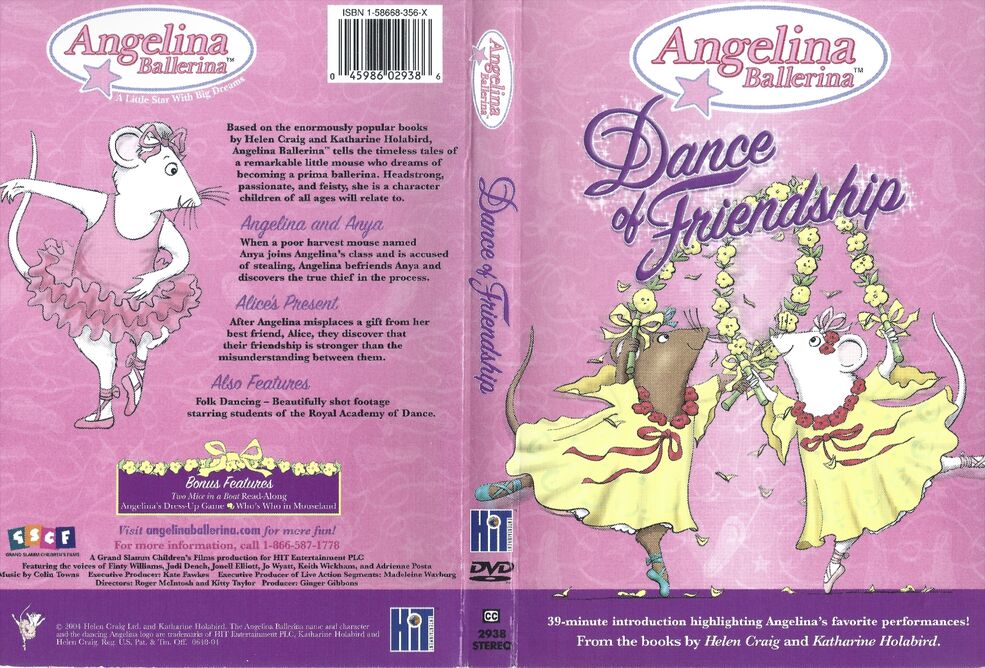 List of Angelina Ballerina home video releases | Angelina