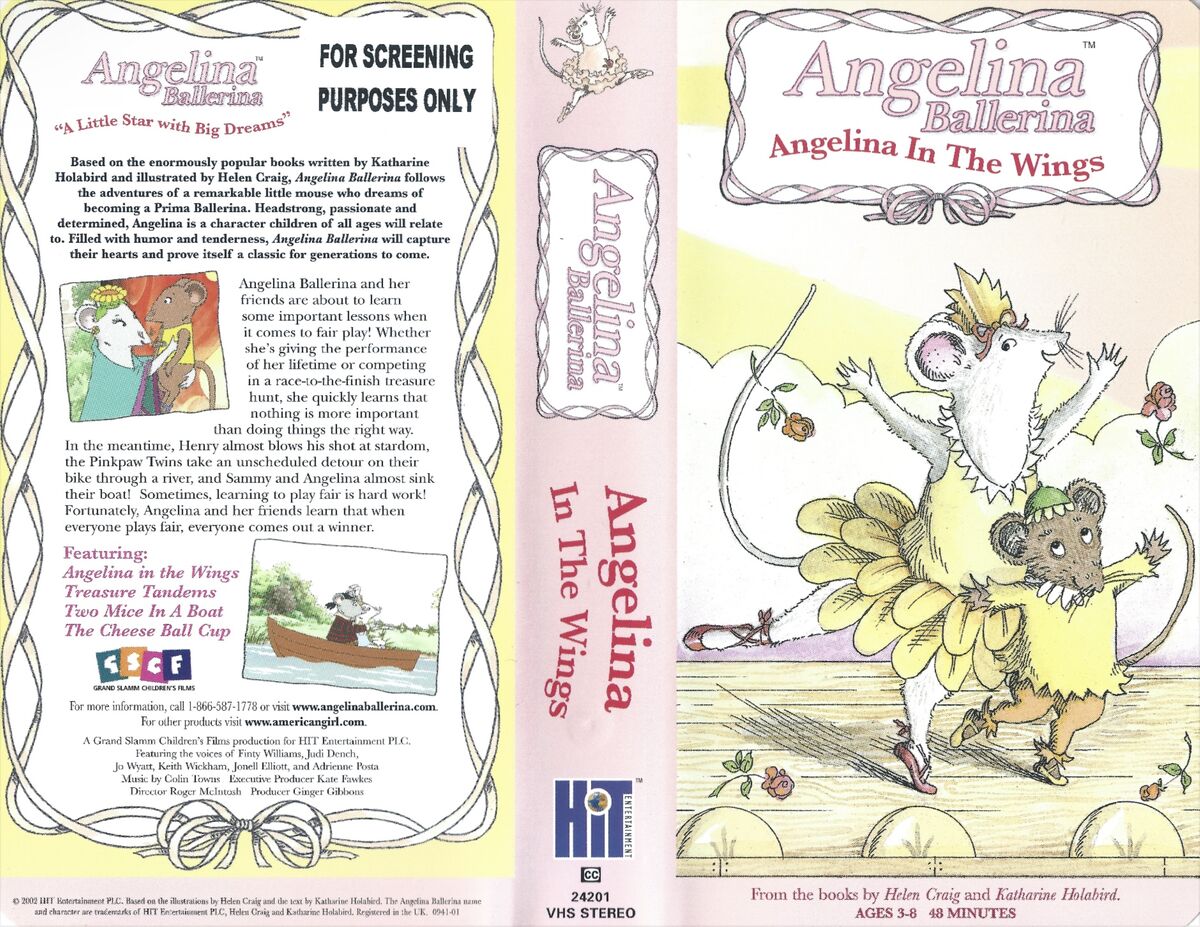 Angelina in the Wings (video)/Gallery | Angelina Ballerina
