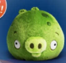 angry birds space pigs plush